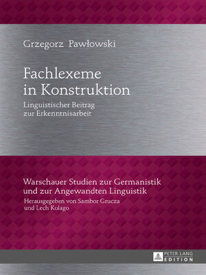 cover image of Fachlexeme in Konstruktion